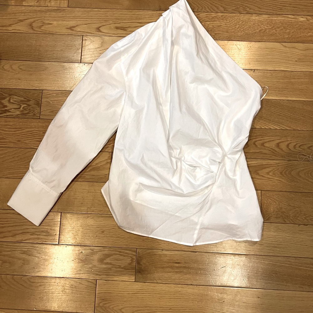 Zara white top
